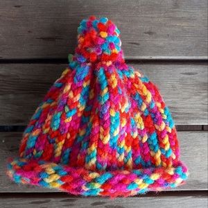 Hand knitted hat